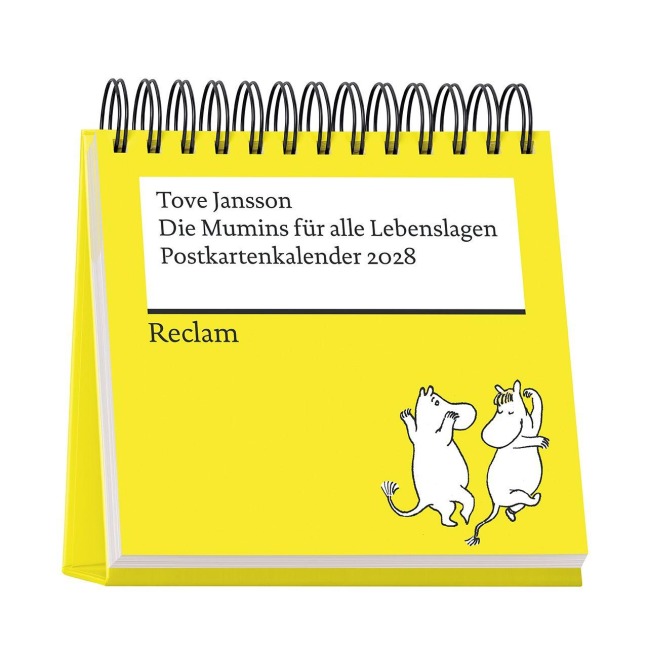 Die Mumins für alle Lebenslagen. Postkartenkalender 2028 - Tove Jansson