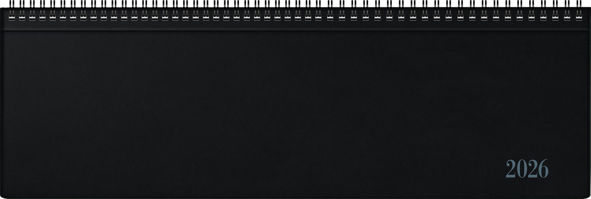 rido/idé 7031642906 | Querterminbuch Mod. futura 5 2026 | 420×137 mm, Kunststoff, schwarz - 