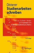 Cover-Bild zum Titel 'Studienarbeiten schreiben' von 'Georg Disterer'