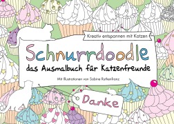 Cover-Bild zum Titel 'Schnurrdoodle - Danke - das Ausmalbuch für Katzenfreunde' von 'Sabine Ruthenfranz'