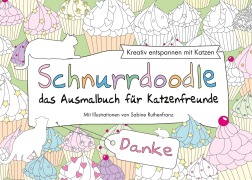 Cover-Bild zum Titel 'Schnurrdoodle - Danke - das Ausmalbuch für Katzenfreunde' von 'Sabine Ruthenfranz'