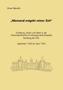 Cover-Bild zum Titel 'Niemand entgeht seiner Zeit' von 'Arne Heinich'