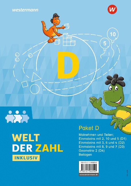 Welt der Zahl Inklusiv. Inklusionspaket D: Hefte D1 bis D4 - 