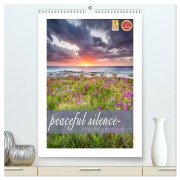 peaceful silence - einsame Landschaften (hochwertiger Premium Wandkalender 2026 DIN A2 hoch), Kunstdruck in Hochglanz - Denis Feiner