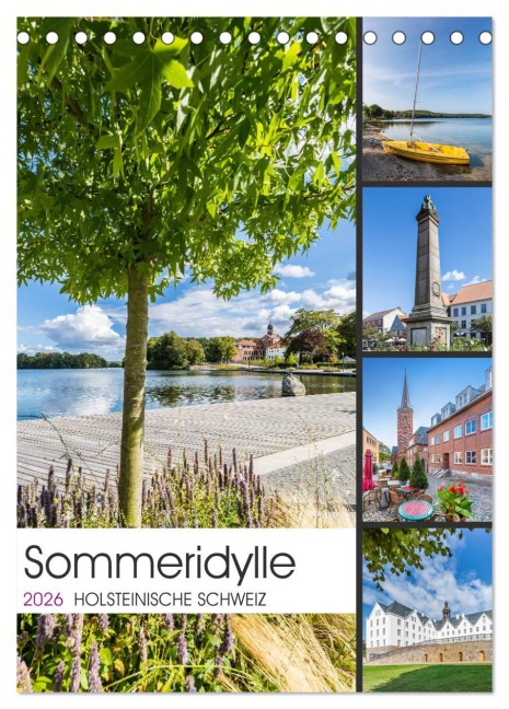 HOLSTEINISCHE SCHWEIZ Sommeridylle (Tischkalender 2026 DIN A5 hoch), CALVENDO Monatskalender - Melanie Viola
