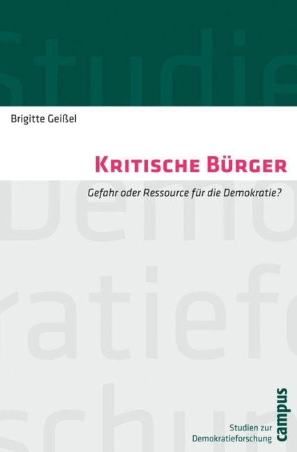 Kritische Bürger - Brigitte Geißel