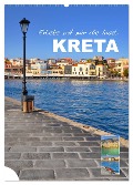 Erlebe mit mir die Insel Kreta (Wandkalender 2024 DIN A2 hoch), CALVENDO Monatskalender - Nadine Büscher