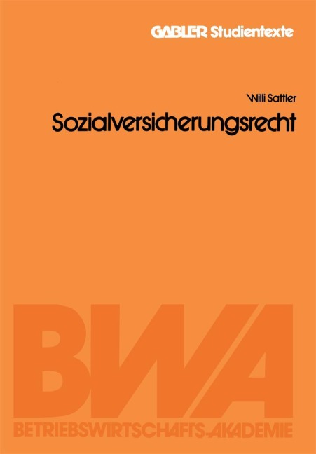 Sozialversicherungsrecht - Willi Sattler
