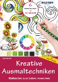 Cover-Bild zum Titel 'Kreative Ausmaltechniken - Malbücher zum Leben erwecken!: Mit vielen Videotutorials' von 'Anja Wenzke'