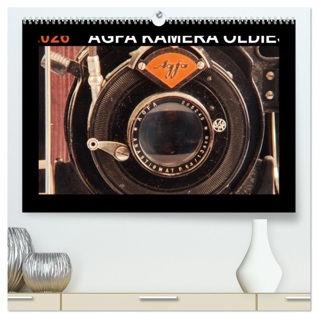 AGFA KAMERA OLDIES Klassische Kameras von 1926 - 1974 (hochwertiger Premium Wandkalender 2026 DIN A2 quer), Kunstdruck in Hochglanz - Barbara Fraatz