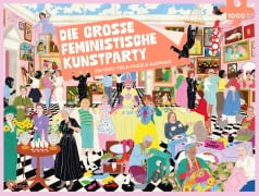 Cover-Bild zum Titel 'Die große feministische Kunstparty' von 'Jen Russell, Jesús Sotés'
