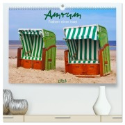 Amrum - Farben einer Insel (hochwertiger Premium Wandkalender 2026 DIN A2 quer), Kunstdruck in Hochglanz - AD DESIGN Photo PhotoArt Dölling