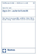 Cover-Bild zum Titel 'Apps im Lauterkeitsrecht' von 'Patrick Steinmetz'