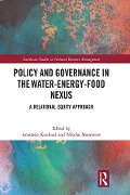 Cover-Bild zum Titel 'Policy and Governance in the Water-Energy-Food Nexus' von ''