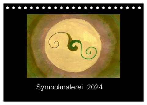 Symbolmalerei (Tischkalender 2024 DIN A5 quer), CALVENDO Monatskalender - Sandra Steinke