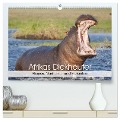 Afrikas Dickhäuter. Hippos, Nashörner und Elefanten (hochwertiger Premium Wandkalender 2024 DIN A2 quer), Kunstdruck in Hochglanz - Elisabeth Stanzer