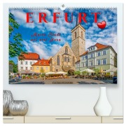 Cover-Bild zum Titel 'Erfurt - meine Stadt mit viel Herz (hochwertiger Premium Wandkalender 2026 DIN A2 quer), Kunstdruck in Hochglanz' von 'Peter Roder'