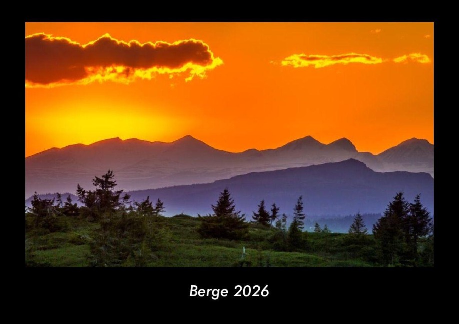Berge 2026 Fotokalender DIN A3 - Tobias Becker