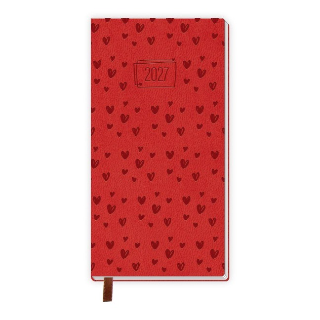 TRÖTSCH - Taschenterminer Soft Touch Herzchen 2027 - 