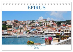 Cover-Bild zum Titel 'Epirus - Das ursprüngliche Griechenland (Tischkalender 2026 DIN A5 quer), CALVENDO Monatskalender' von 'Peter Schneider'
