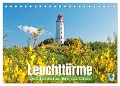 Leuchttürme: Die Schönsten an Nord- und Ostsee (Tischkalender 2025 DIN A5 quer), CALVENDO Monatskalender - Calvendo Calvendo