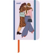 Cover-Bild zum Titel 'Emmy Lupin Wochen-Notizkalender klein 2026 - Taschen-Kalender 9x14 cm - mit Verschlussband & Falttasche - Weekly' von ''