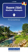 Cover-Bild zum Titel 'Kümmerly+Frey Regional-Strassenkarte 8 Bayern Süd 1:275.000' von ''
