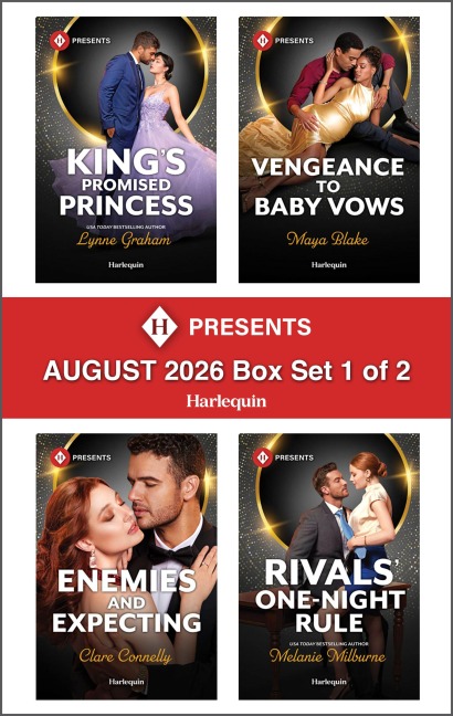 Harlequin Presents August 2026 - Box Set 1 of 2 - Lynne Graham, Maya Blake, Melanie Milburne, Clare Connelly