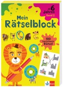 Cover-Bild zum Titel 'Klett Mein Rätselblock ab 6 Jahren Band 2' von ''