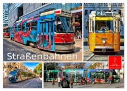 Cover-Bild zum Titel 'Straßenbahnen - flott unterwegs (Wandkalender 2026 DIN A2 quer), CALVENDO Monatskalender' von 'Peter Roder'
