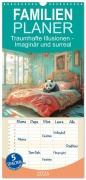 Cover-Bild zum Titel 'Familienplaner 2026 - Traumhafte Illusionen - Imaginär und surreal mit 5 Spalten (Wandkalender, 21 x 45 cm) CALVENDO' von 'Liselotte Brunner-Klaus'