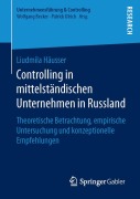Cover-Bild zum Titel 'Controlling in mittelständischen Unternehmen in Russland' von 'Liudmila Häusser'