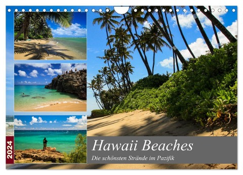 Hawaii Beaches - Die schönsten Strände im Pazifik (Wandkalender 2024 DIN A4 quer), CALVENDO Monatskalender - Florian Krauss - Www. Lavaflow. De