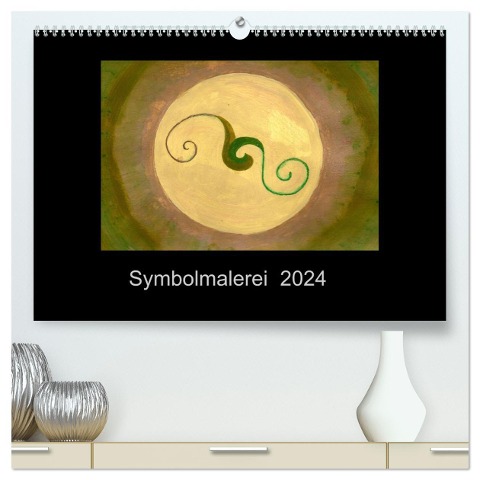 Symbolmalerei (hochwertiger Premium Wandkalender 2024 DIN A2 quer), Kunstdruck in Hochglanz - Sandra Steinke