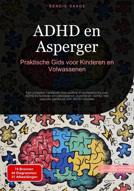 ADHD en Asperger: Praktische Gids voor Kinderen en Volwassenen - Bendis A. I. Saage - Nederlands