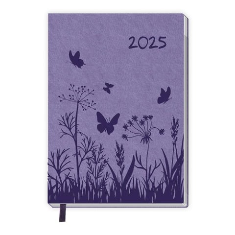 Trötsch Taschenkalender A7 Soft Touch Blumen 2025 - 
