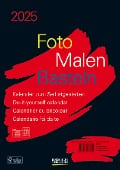 Foto-Malen-Basteln Bastelkalender A4 schwarz 2025 - 