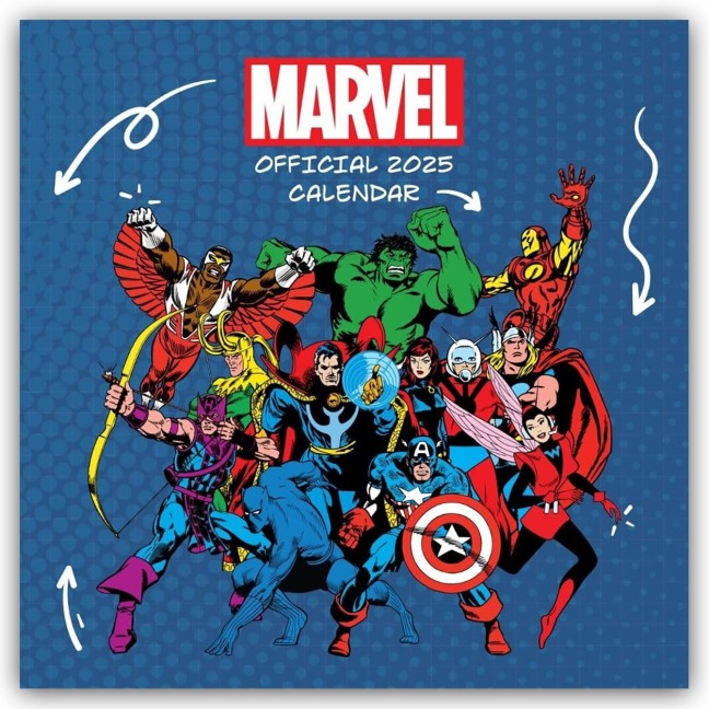 Marvel Comics - Offizieller Kalender 2025 - Danilo Promotion Ltd