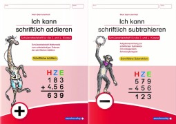Cover-Bild zum Titel 'Ich kann schriftlich addieren und subtrahieren - 2 Arbeitshefte im Set' von 'Katrin Langhans'