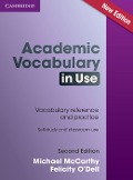 Cover-Bild zum Titel 'Academic Vocabulary in Use 2nd Edition. Book with answers' von ''