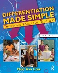 Cover-Bild zum Titel 'Differentiation Made Simple' von 'Mary Ann Carr'