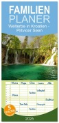 Cover-Bild zum Titel 'Familienplaner 2026 - Welterbe in Kroatien - Plitvicer Seen mit 5 Spalten (Wandkalender, 21 x 45 cm) CALVENDO' von 'Peter Schickert'