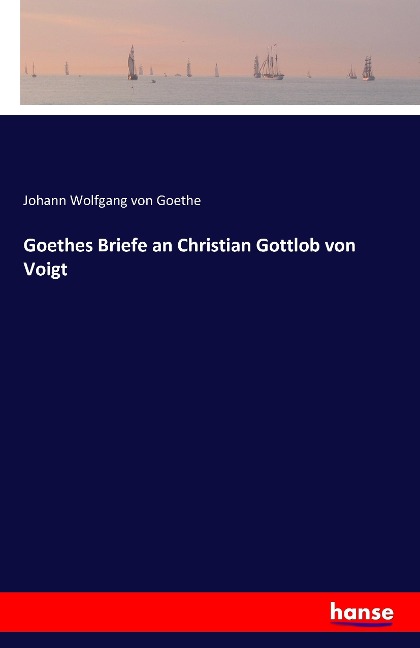 Goethes Briefe an Christian Gottlob von Voigt - Johann Wolfgang von Goethe