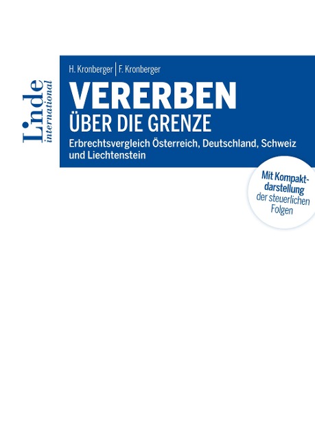 Vererben über die Grenze - Fabian Kronberger, Harald Kronberger