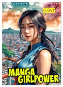 Cover-Bild zum Titel 'Manga Girlpower (Wandkalender 2026 DIN A4 hoch), CALVENDO Monatskalender' von 'Werner Braun'