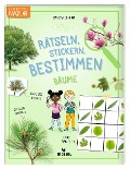 Cover-Bild zum Titel 'Expedition Natur Rätseln, Stickern, Bestimmen - Bäume' von ''