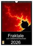 Cover-Bild zum Titel 'Fraktale zum Selbstnachrechnen (Wandkalender 2026 DIN A4 hoch), CALVENDO Monatskalender' von ''