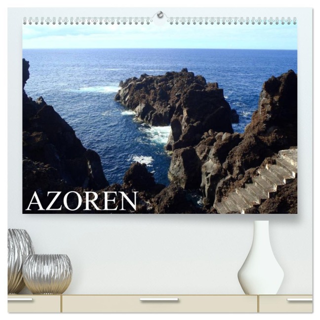 Azoren 2026 (hochwertiger Premium Wandkalender 2026 DIN A2 quer), Kunstdruck in Hochglanz - Peter Läubli