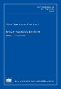 Cover-Bild zum Titel 'Beiträge zum türkischen Recht' von 'Hilmar Krüger, Yasemin Körtek'