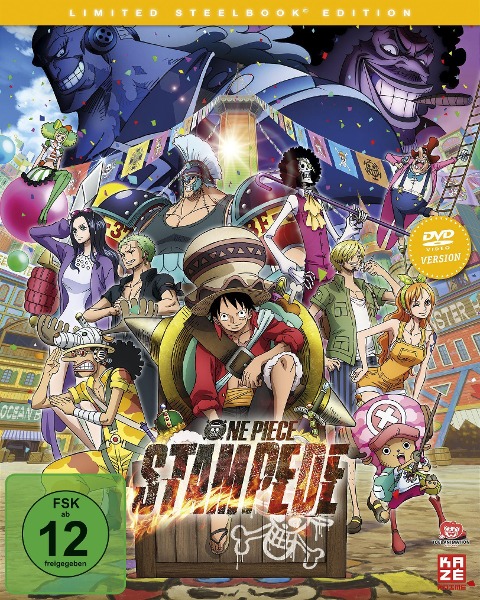 One Piece: Stampede - Movie - DVD - Steelbook - 